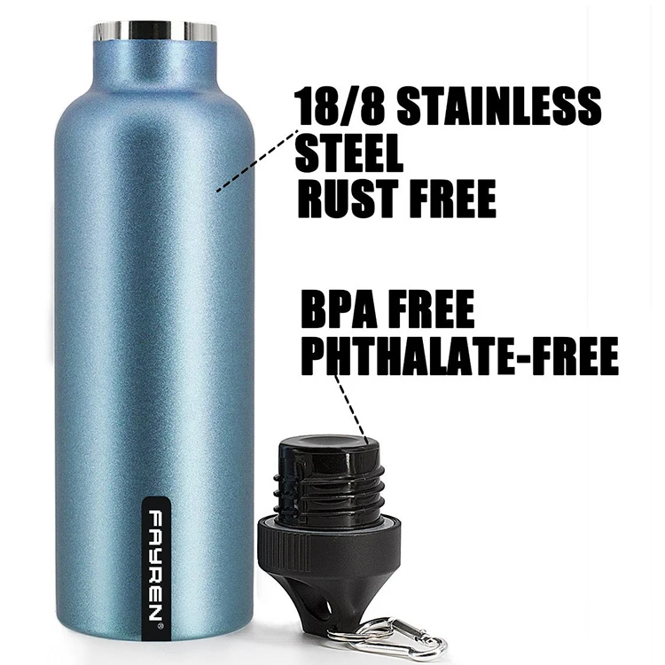 500ml,600ml 750ml Stainless Steel Amy Alkaline Black Ionized Bicycle