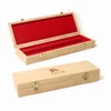 Logo Engraved Unfinished Wooden Paperweight Gift Box
