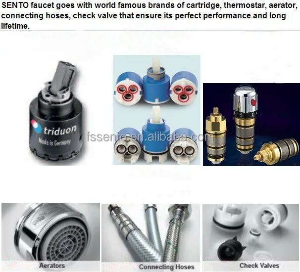 Sento Stainless Series Water Ridge Upc Watermark Faucet For