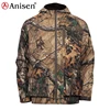 real tree print camouflage hooded 3 layers waterproof hunting jacket