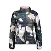 Wholesale Custom Women Soft Polyester Lightweight Down Jacket Camo Print