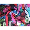 72gsm colourful printed women dresses fabric polyester 75D flowers printed high twist chiffon fabric for dress/shirt/skirt