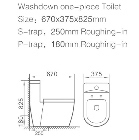 New products 2020 innovative product ideas Small Wash-down ine piece bathroom sets toilet modern
