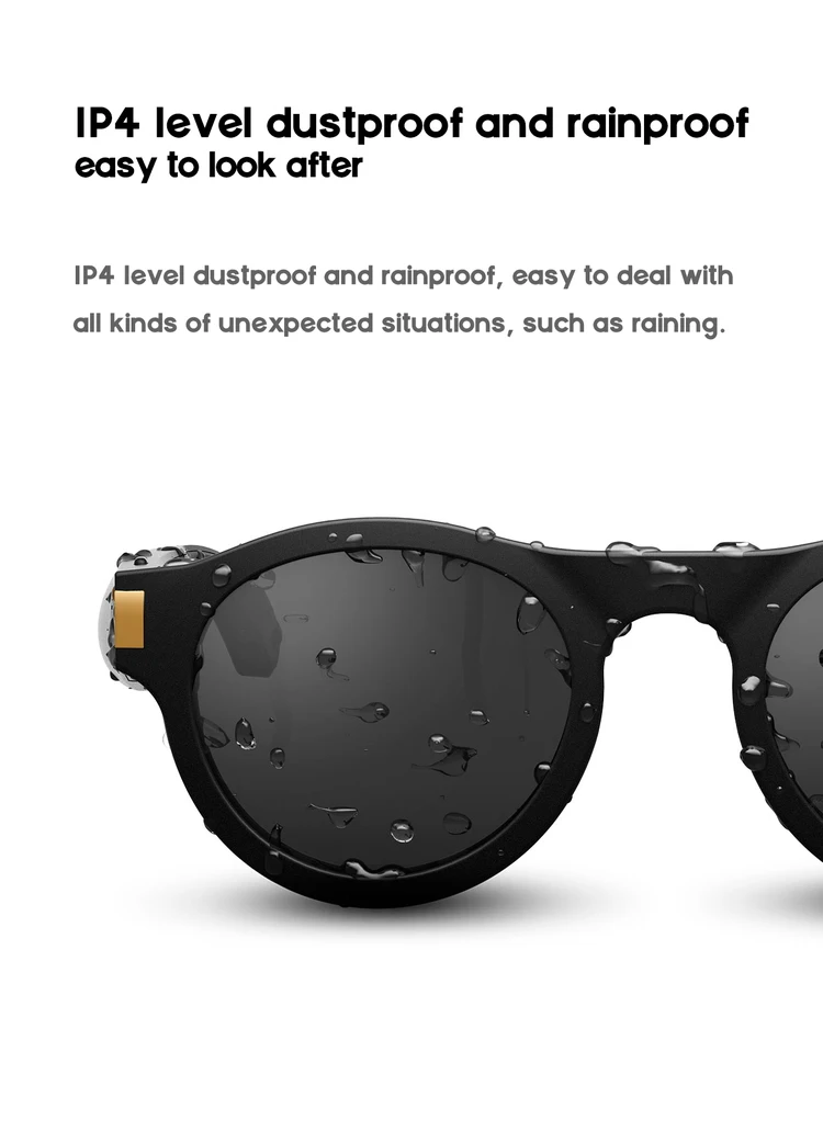 Fashion Rm511 Fiveboy Bone Conduction Bluetooth Glasses Audio And