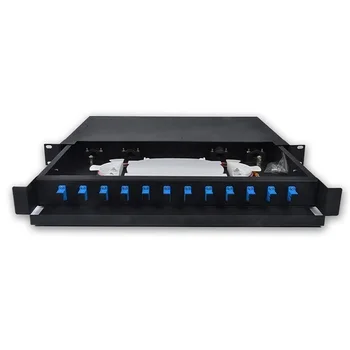 Ftth 12 Ports Odf Sc Upc Lgx 12 Port Optic12 Core Fiber Optic Patch ...