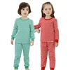 Binding Off Collar Cotton Stripe Matching Family Christmas Pajamas