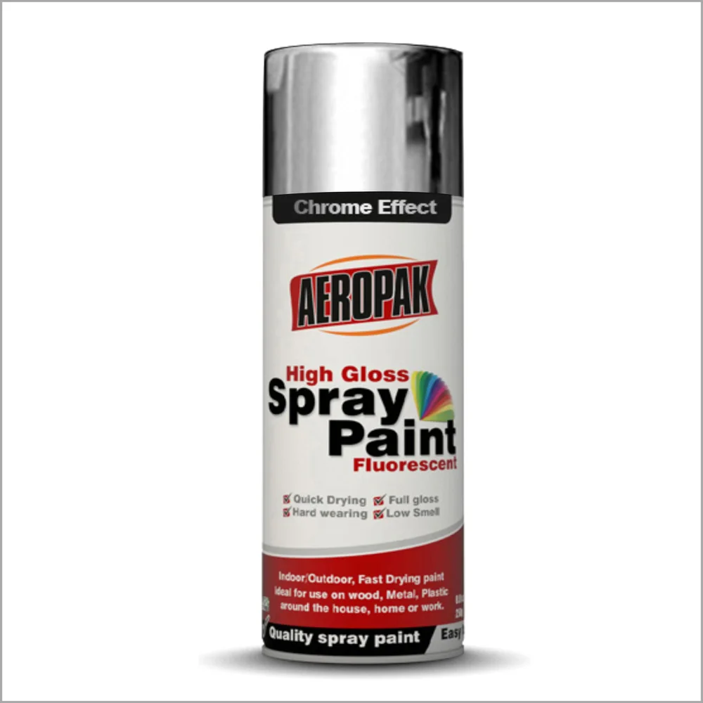 Aeropak Brand Aerosol Can Spray Paint With Msds Deep Blue Color For Car