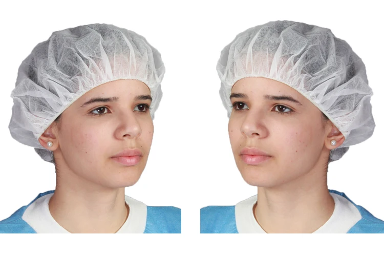 New design Disposable surgical nonwoven bouffant cap