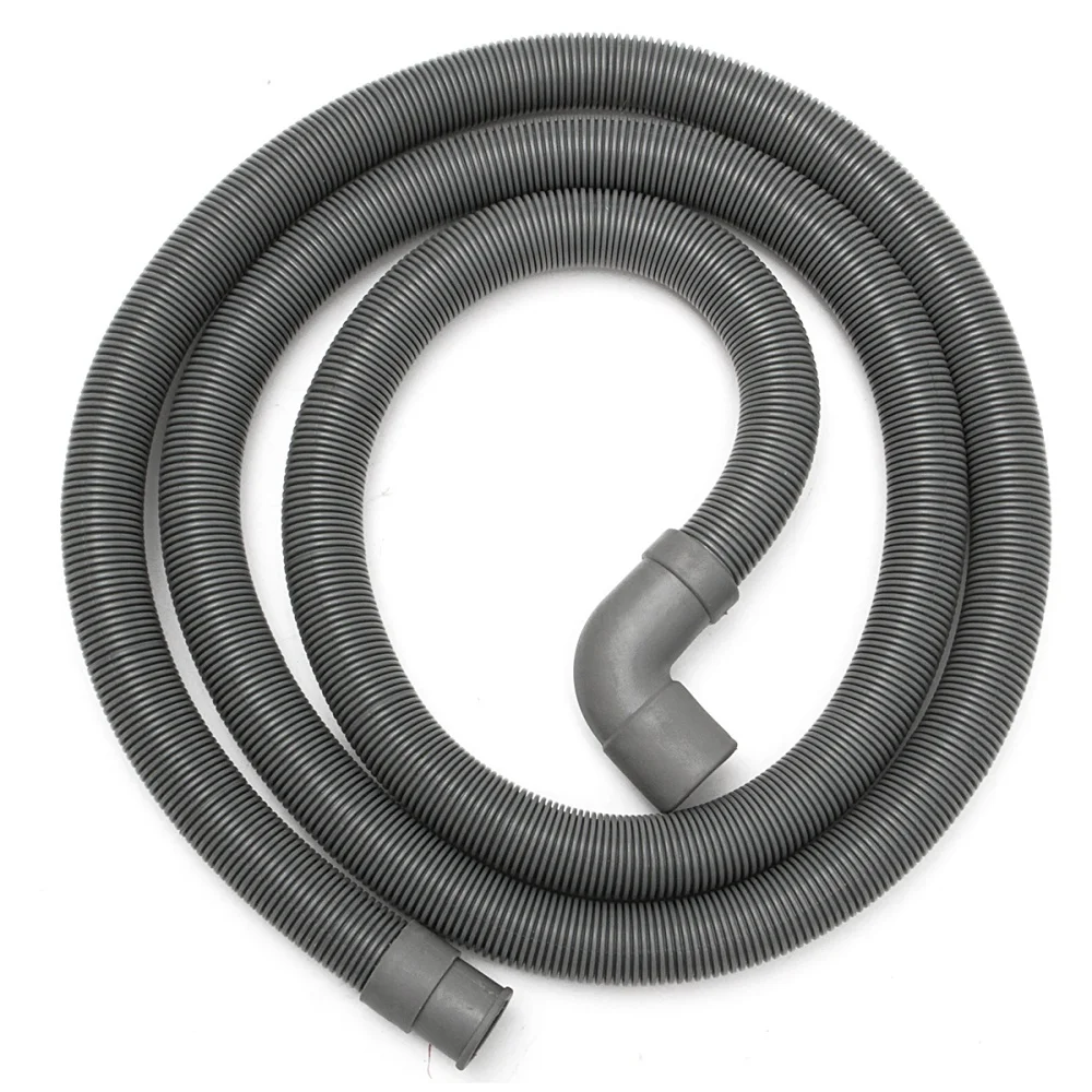 Length Flexible Elbow Drain Hose With Bracket For Washer Washing