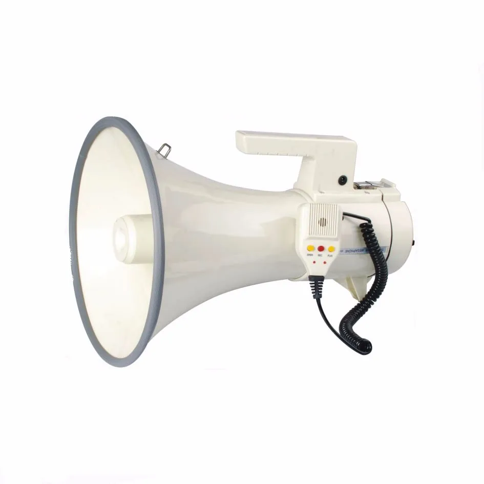 50w Rms 55w Max High Power Wireless Abs Portable Megaphone With Talk