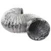 Ventilation system plain flex vent pipe AC flex foils 8 inch flexible duct