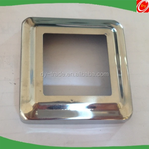 inox flange cover for handrail fittings,stainless steel down cover