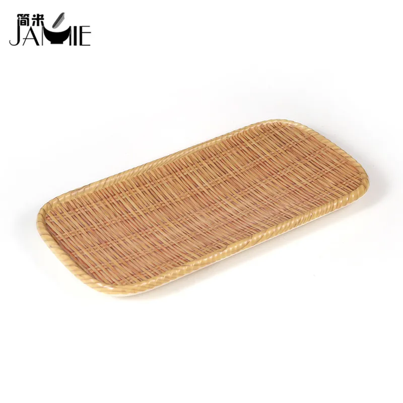 Superior Quality 100 Melamine Bamboo Design Dinnerware Food Tray