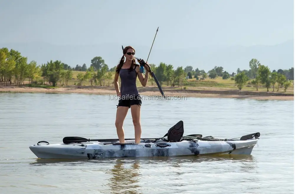 13ft wholesale plastic fishing canoe kayak, View kayak fishing, LSF Product Details from Cixi