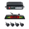 LED Digital Parktronic Car Parking Sensor 4 Sensors Backup Reversing Radar Detector Car Parking Assist Alarm System