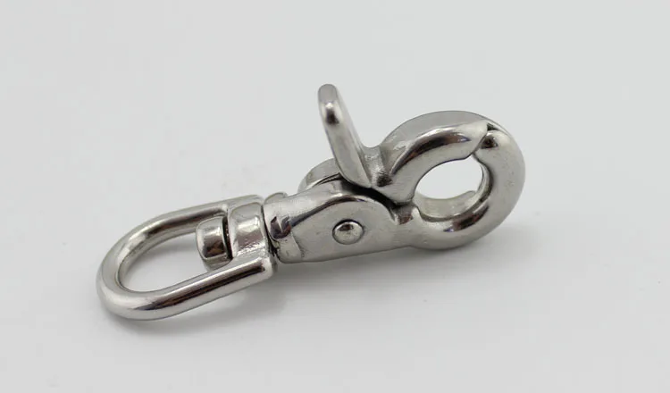 65mm Stainless SS316 Trigger Swivel Snap Hook Lobster Claw Clasp