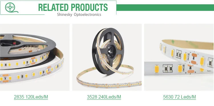 Alibaba Micro 180leds/m DC24V 2216 heat resistant led strip light