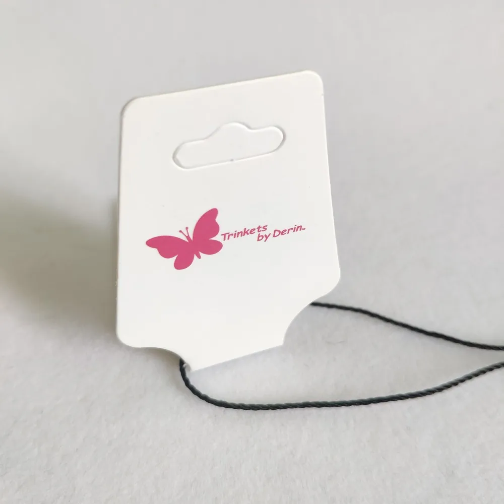 Custom Logo Necklace Earring Jewelry Card Hang Tags For Jewellery Buy