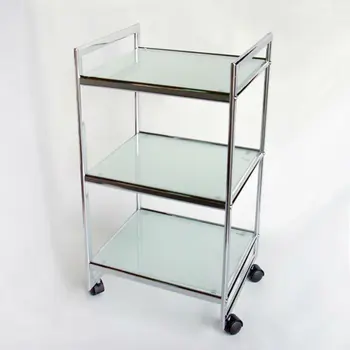 3 tier glass bathroom shelf