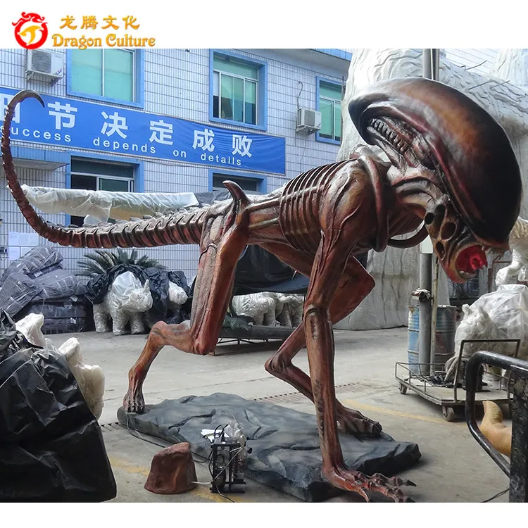 Customized Animatronic Realistic Monster Alien Xenomorph Life Size