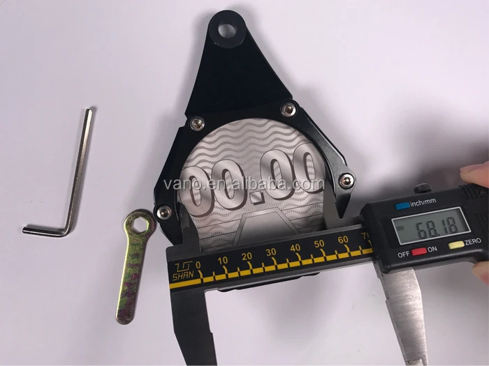 Colorful Motorcycle Frame Tax License Disc Holder Plate