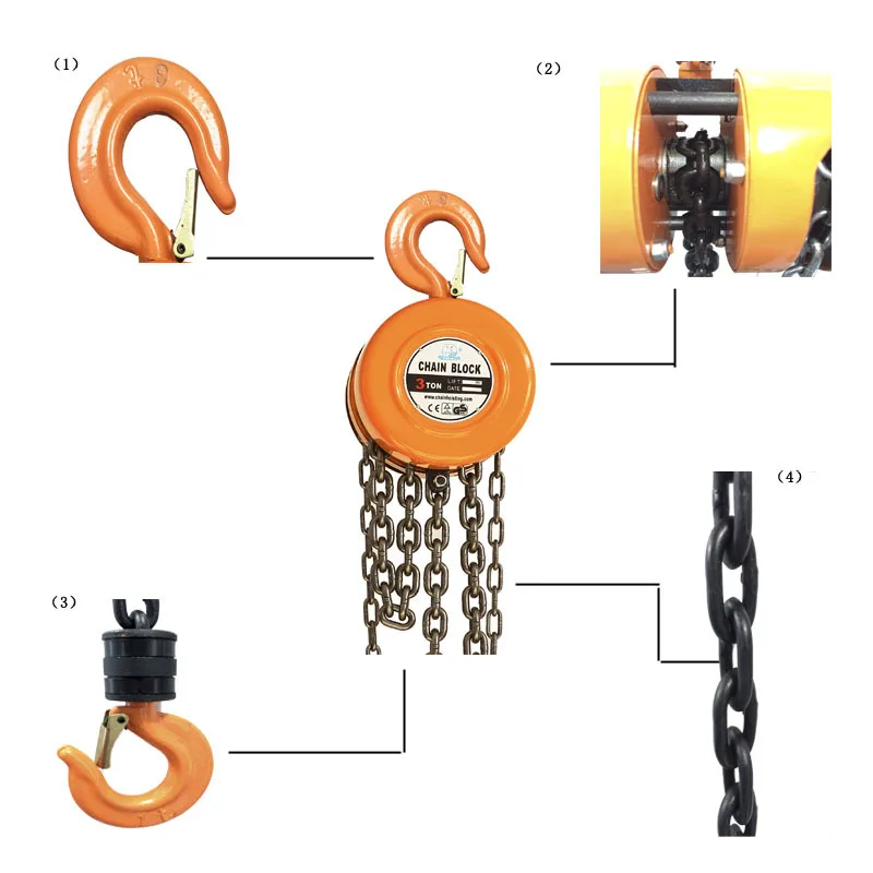 Industrial Equipment Hand Chain Block /yale Chain Hoist/chain Pulley