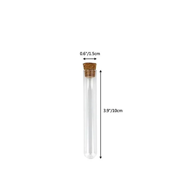 13ml Borosilicate Glass Tube With Wooden Stopper