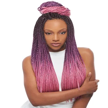 wholesale box braids hair synthetic hair weaves crochet braid