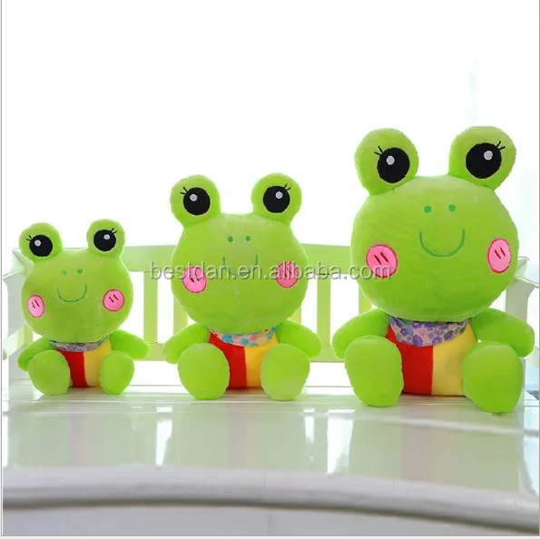 Bestdan Hot Sale Warna Hijau Pangeran Katak Mata Besar Mainan