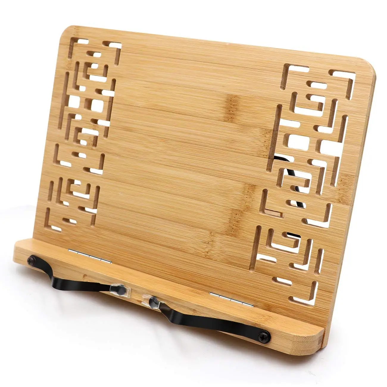 Recipe Book Stand Holder Find Deals Get Quotations Bamboo Book Holder Stand For Reading Recipe Kitchen Adjule Doent Table