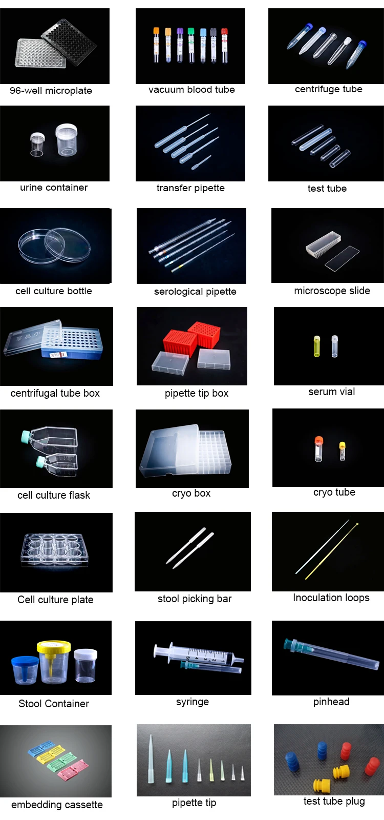 Factory direct custom quality clear round bottom plastic 12x75 test tube