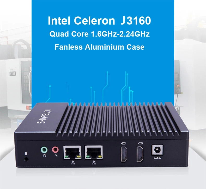 intel nuc dual lan mini pc linux with intel celeron j3160 cpu