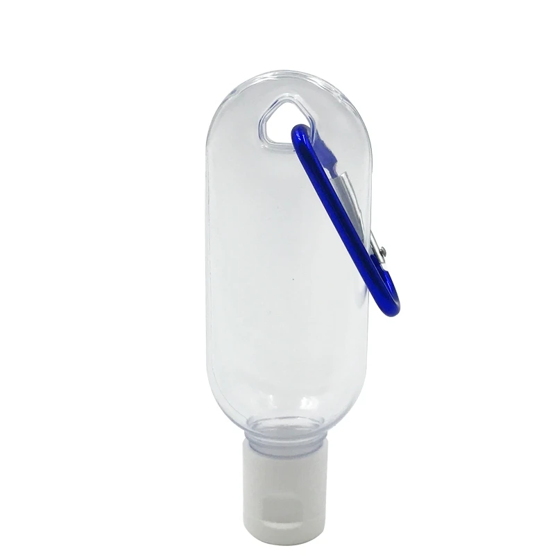 30ml Hand Sanitizer Bottle With Carabiner Keychain Empty Hand Wash