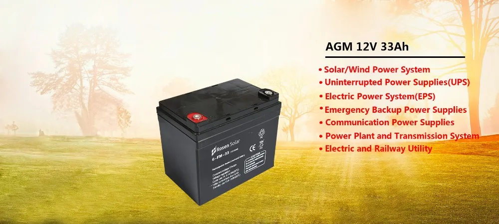 20hr Electricity Storage 12v 33ah Battery 12volt Agm Solar Battery Buy 33ah Agm Battery33ah 3997