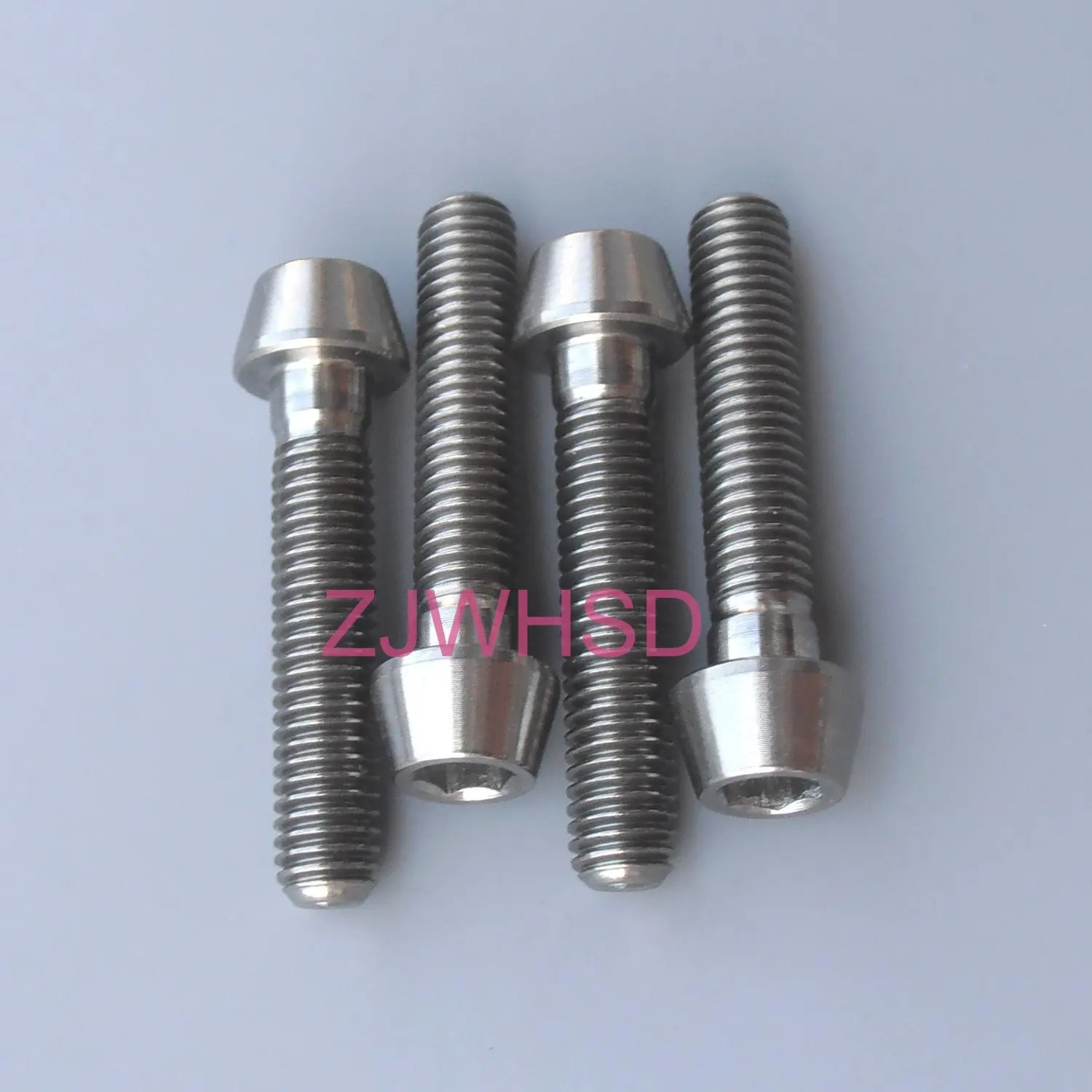4pcs M6x25 Titanium Ti Screw Bolt Allen Hex Taper Socket Cap Head//AerospaceGrade