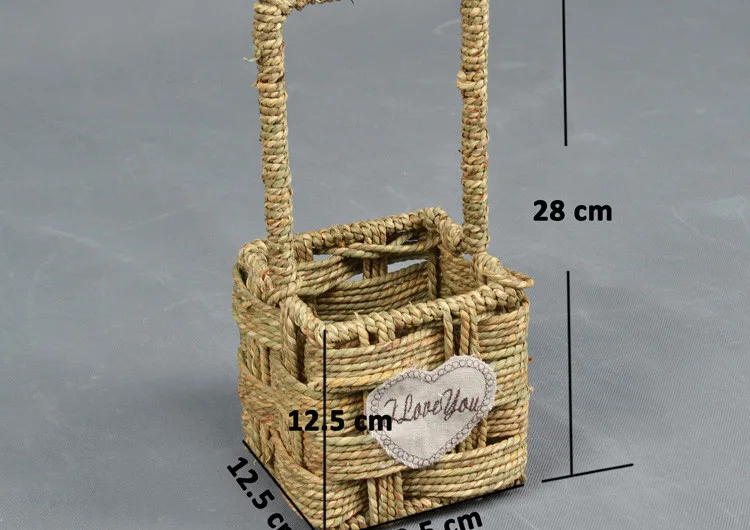 Baoyilai Hot Selling Handmade Seagrass Basket