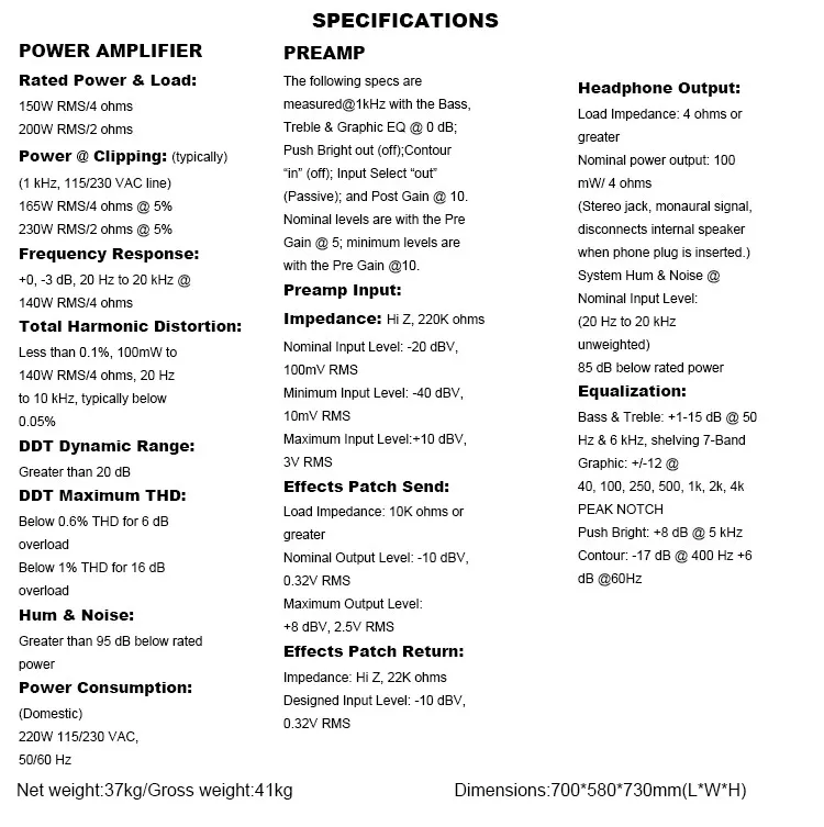 Coolmusic 150W 15 inch The Best China Digital Bass Tube Amplifier Guitar Tube Amplifier