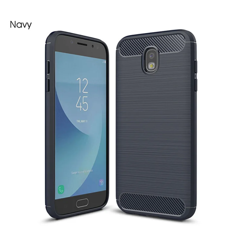 2017 New Arrival Carbon Fiber Tpu case For Galaxy J3 2017 J330 European Version soft cover