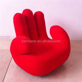 Modern Design Double Bent Fingers Living Room Finger Sofa Chair Modern Design Double Bent Fingers Living Room Finger Sofa Chair Fabric Pu