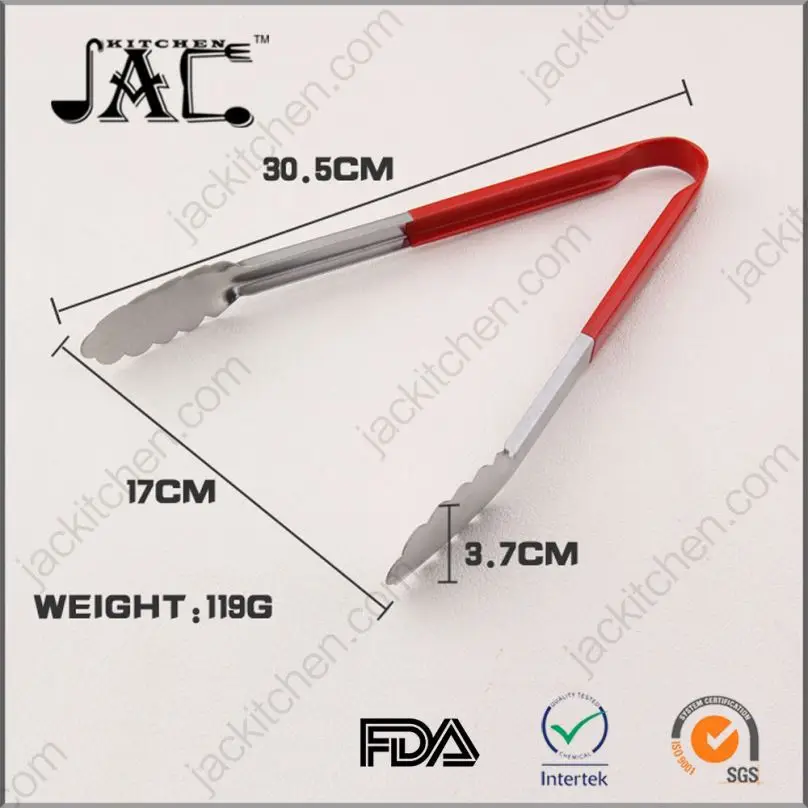 Newest Stainless Steel Pp Kitchenware Tong