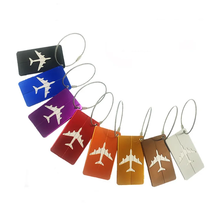 Custom Novelty Sublimation Printed Pu Leather Luggage Bag Tags For