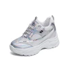 New styles platform height increase 8cm casual shoes women heels sexy sneaker wholesale shoes