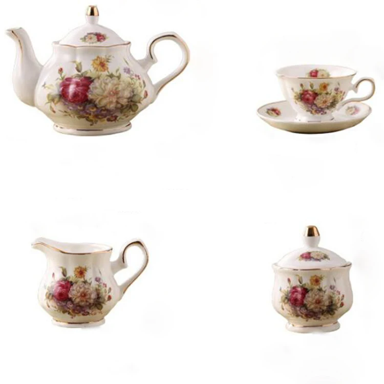 
spiral grain porcelain gold coffee creamer container 