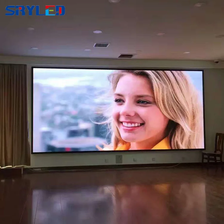 SRY indoor P5 high definition full color led display SMD 3 in 1 seamless led video wall on sale