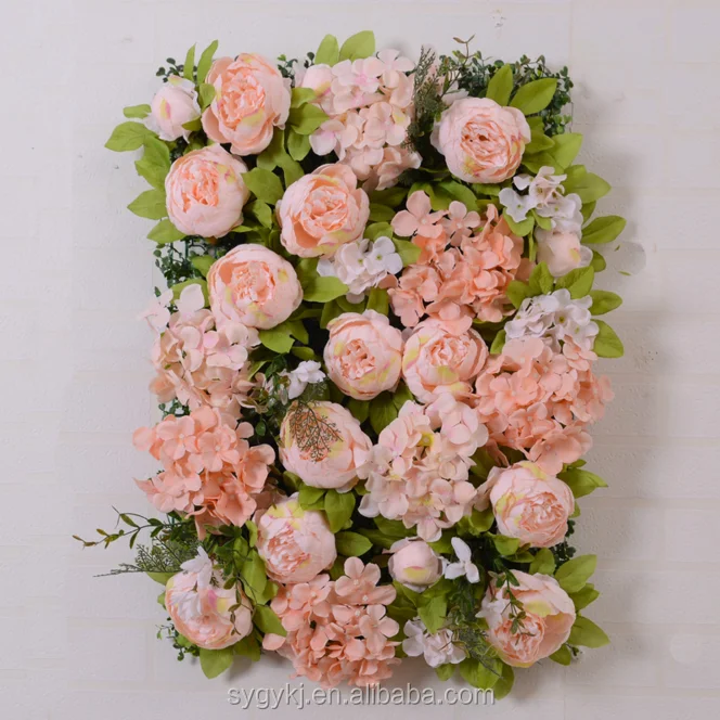 Decorative Plastic Artificial Colourful Flower Wall For Wedding Decoration Buy Artificial