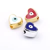 personality Jewelry accessory bracelet heart shape small hole spacer bead
