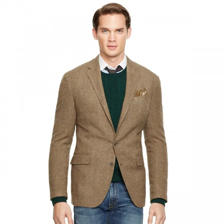 blazer tweed masculino