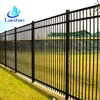 8' High Flat Top Factory price reasonable price galvanized steel fence ornaments