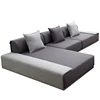 Fabric upholstered sofa set living room furniture