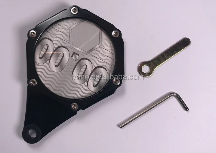 Colorful Motorcycle Frame Tax License Disc Holder Plate